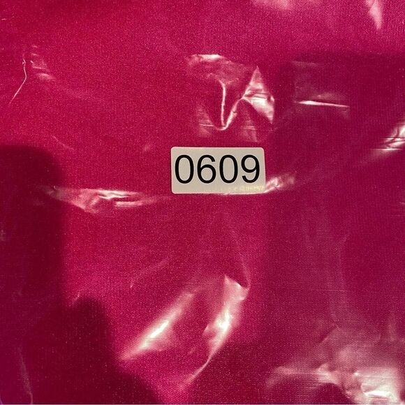 0609 2 Yards of Spandex Hot Pink Shimmery Stretch Fabric New - Picture 2 of 2